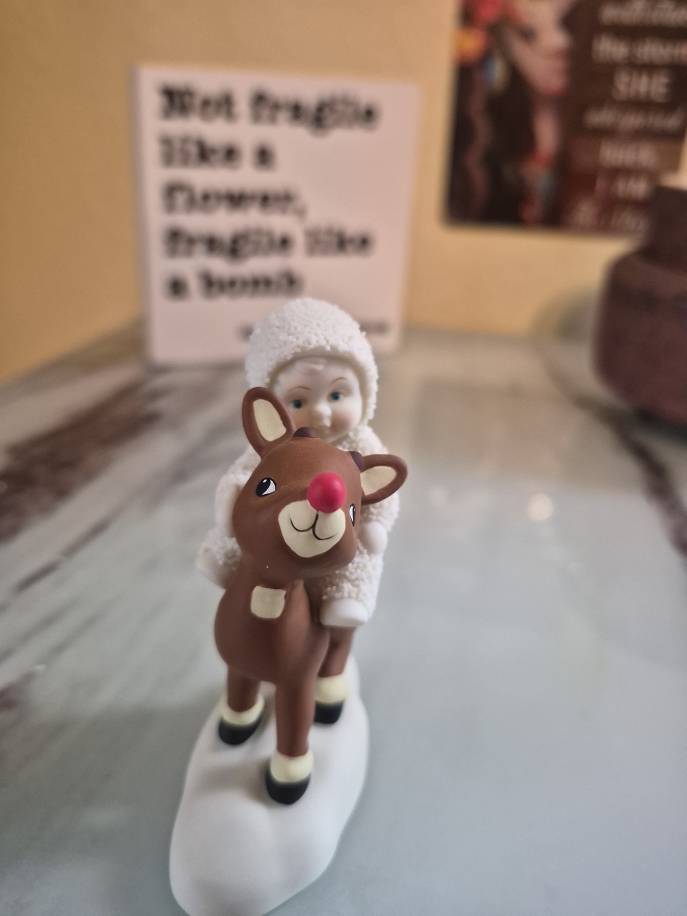 Snowbabies "Rudolph Lights The Way" Figurine - Picture 2 of 6